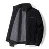 Winter New Corduroy Jacket Men's Fleece Thickened Fashion Stand-up Collar Lamb Fleece Casual Men's Jacket Trendy Winter Wear