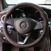 Coprivolante per Auto da Cucire a Mano Intrecciato per Mercedes Benz Classe C E C200 E300 CLA GLC260 GLA GLE Pelle Vera Interno mo00