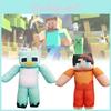 Minecraft Milo And Chip Plush Toys With Pp Cotton Filling For Kids Playroom Decor