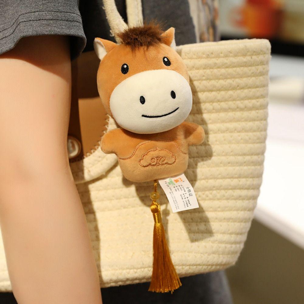 Kawaii Stuffed Animal Horse Plush Doll Soft Plush Horse Doll Pendant  Pony Pendant Gift