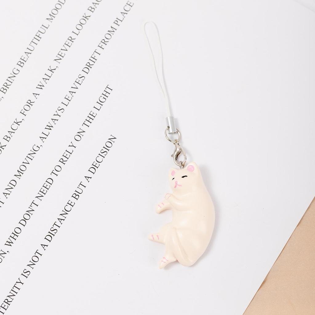 Original Cute Cat Resin Keychain & Bag Charm Gift