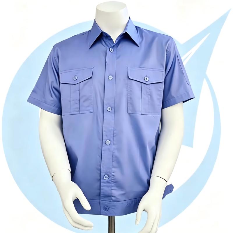 Sheng Chang Xiang Men s Workwear Short-Sleeve Shirt