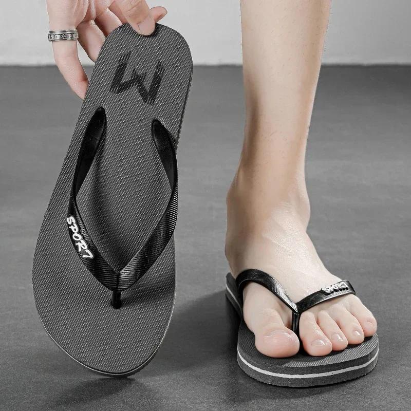 Men's Flip Flops for Man House Slippers Man Summer Shoes Men Original Men's Comfortable Slipper Slippers Walk Around Home Flop