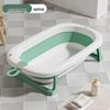 Foldable Baby Bathtub - Large, Sit or Lie for Kids, Newborn Bath Essentials for Home Use