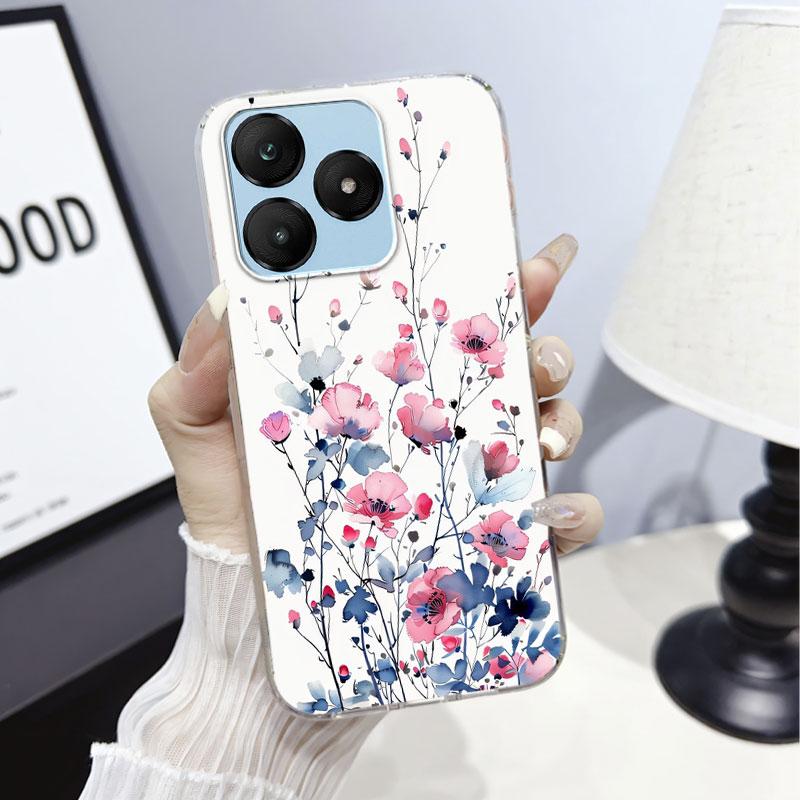 Cartoon Für Wiko T10 T20 T60 Hülle Schutzhülle Für Wiko T10 Marmor Klar Weiches Silikon Handyhülle Floral Niedliche Katze Bumper