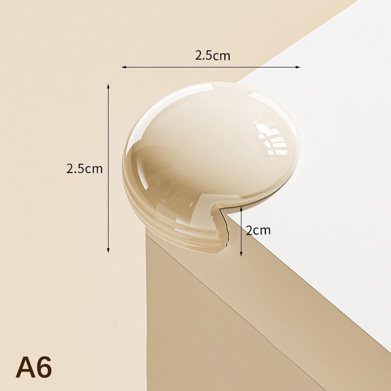 4 buc. Protecții de colț moi și durabile din cauciuc, sigure pentru colțurile mesei, protecție de margine pentru siguranța copiilor