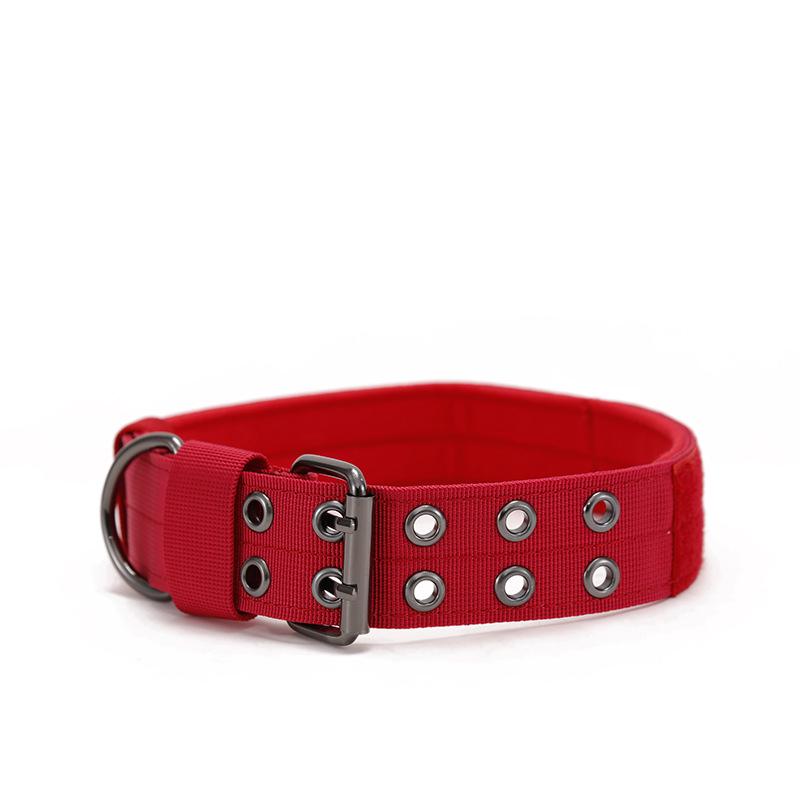 Nylon Wear-Resistant Adjustable Dog Collar for Medium To Large Dogs - Tactical Outdoor Training Collar