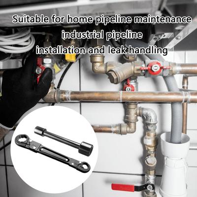 Rohrzange Werkzeug Sanitär Winkelstoppschlüssel Versorgungsmutter Installation Doppelkopf Wasserrohr Winkelstoppschlüssel