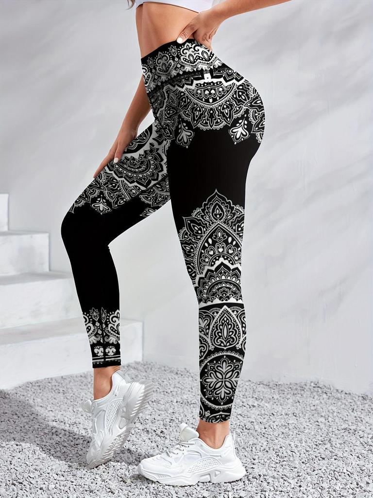 2026 Women's 3D Print Yoga Leggings - Spring/Autumn Sportswear