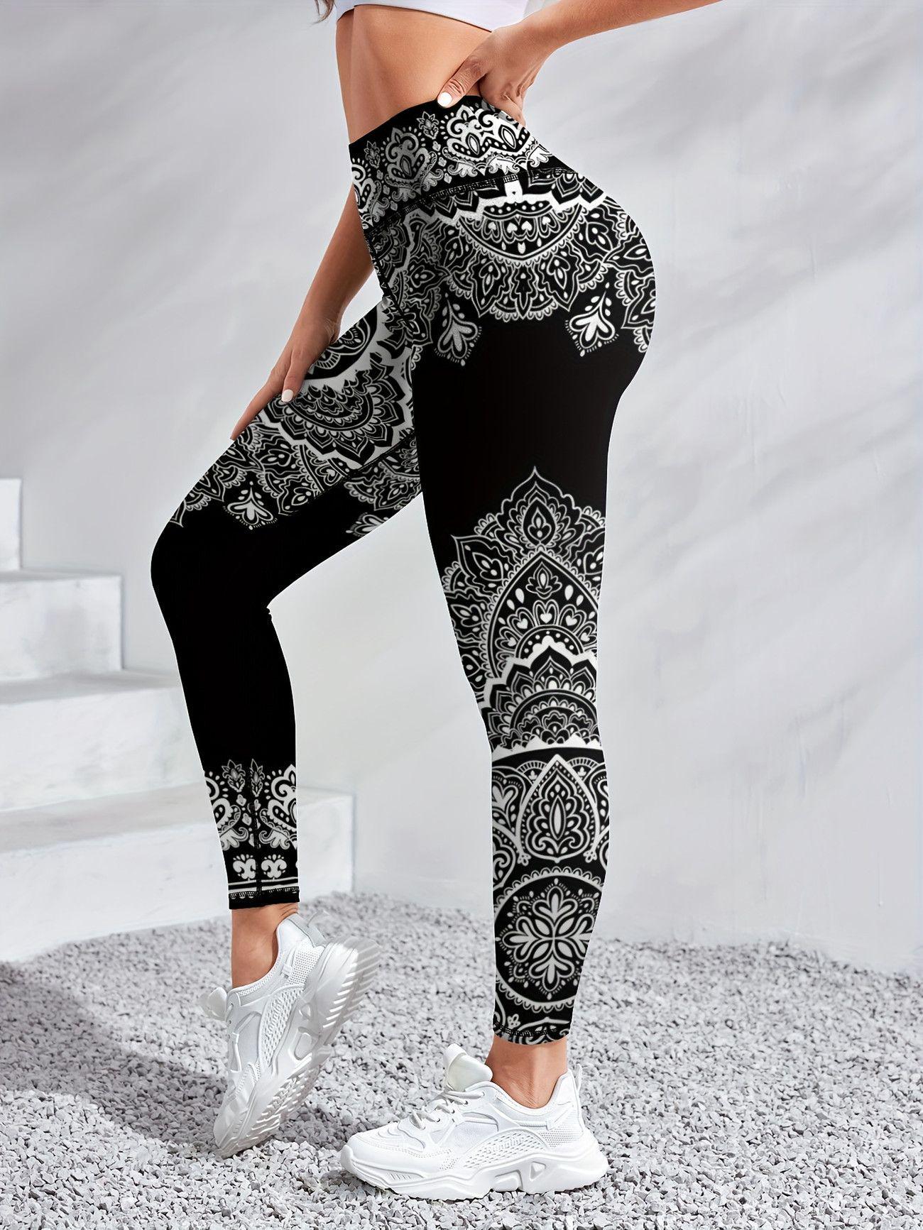 2026 Women s 3D Print Yoga Leggings - Spring/Autumn Sportswear Extra Large