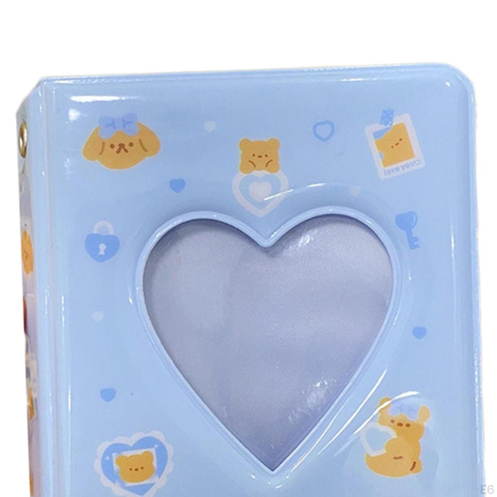 3 Inch Korean Idols Photocard Holder Book Binder, Hollow Sleeves for Photo