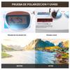 XUEDIAO Transparent PC Frame With Wood Tmeple Sun Glasses Polarized for Men Women Fashion Handmade Sunglasses