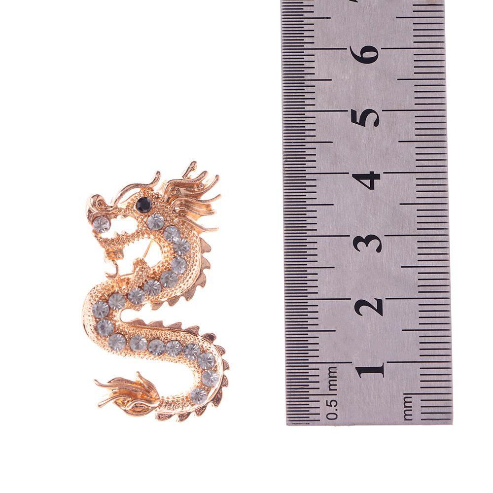 1 Pcs Dragon Collar Men's Badge Gift Jewelry Brooch Pins Corsage Suit Accessories