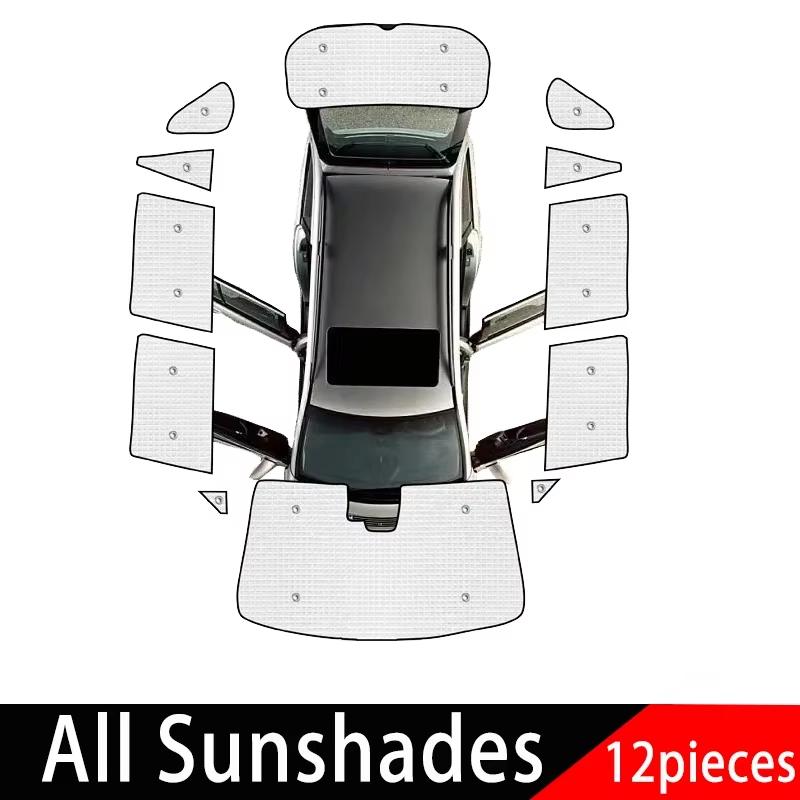 Für Toyota RAV4 XA50 Zubehör ~2024 Sonnenschutz Seitenfenster Jalousie Sonnenschutz Visier Anti-UV Windschutzscheibe Auto Zubehör