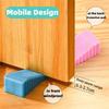 Cute Safety Silicone Door Stop Stoppers Block Wedge Doorstops Door Stopper Home Office Door Rear Retainer Anti-collision Stop