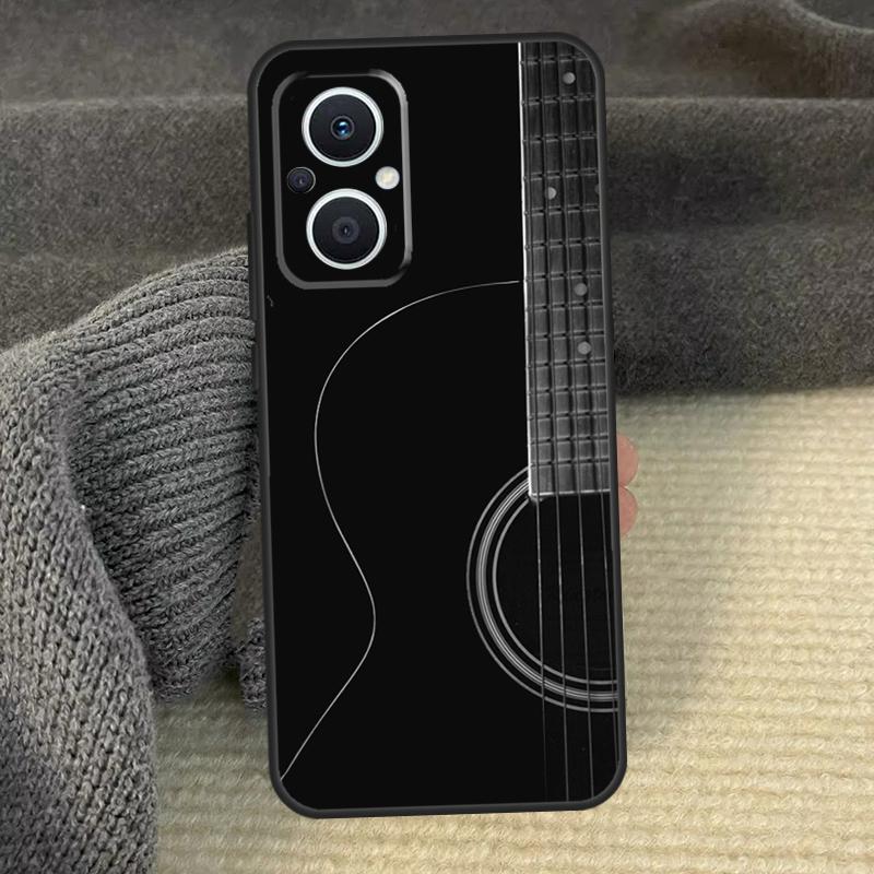 Vintage Music Guitars Phone Case For OPPO Reno 12 F 13 11 8T 7 8 10 Pro OPPO Find X8 Pro X6 Pro X3 X5 Lite Cover