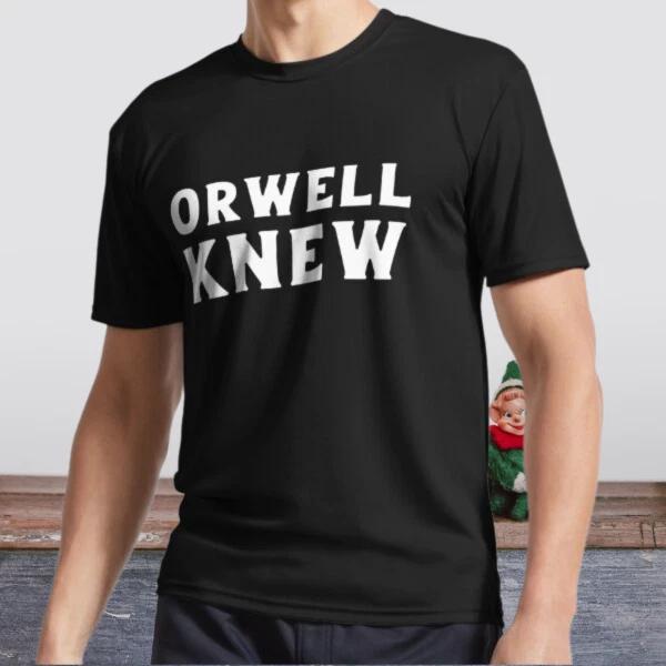 New Shirt Orwell Knew Active Logo T-Shirt Funny Size S to 5XL