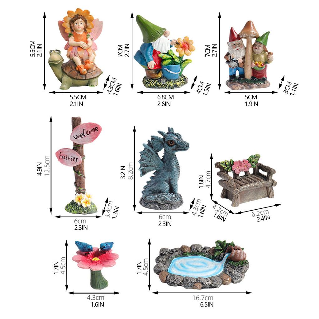 Wiwilys Clev-er Garden, niedliche Gartenstatue aus Kunstharz, Dekoration für den Außenbereich, Tierfigur aus Polyresin, Tierfigur, Skulptur, Ornament, Dekoration