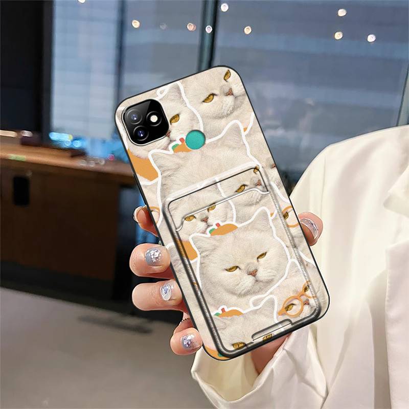 protective TPU Phone Case For Itel P36 Play/Vision1 Cover Dirt-resistant Waterproof Card sleeve Cartoon Graffiti Durable