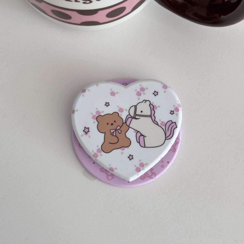 Adorable Pink Pig Magnetic Phone Holder with Strong Suction for MagSafe