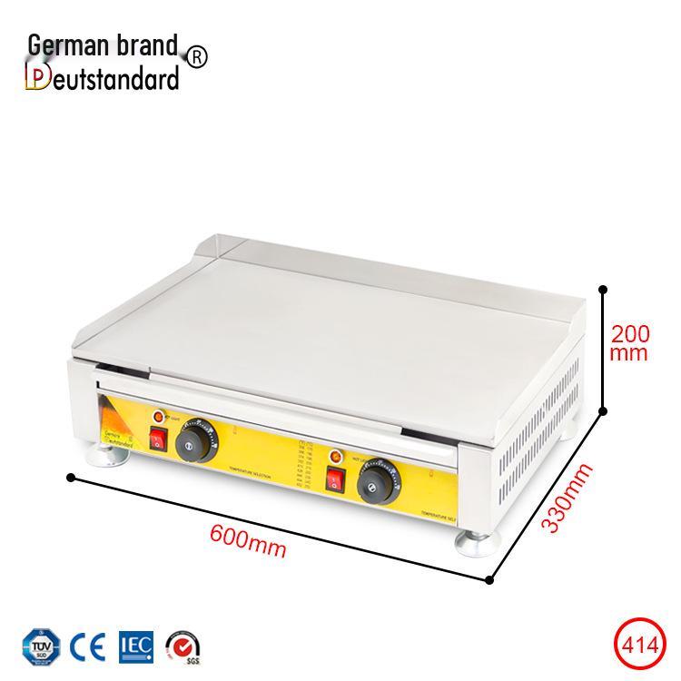 Dual Electric Griddle & Teppanyaki Grill: Pancake, Squid, Steak BBQ Machine