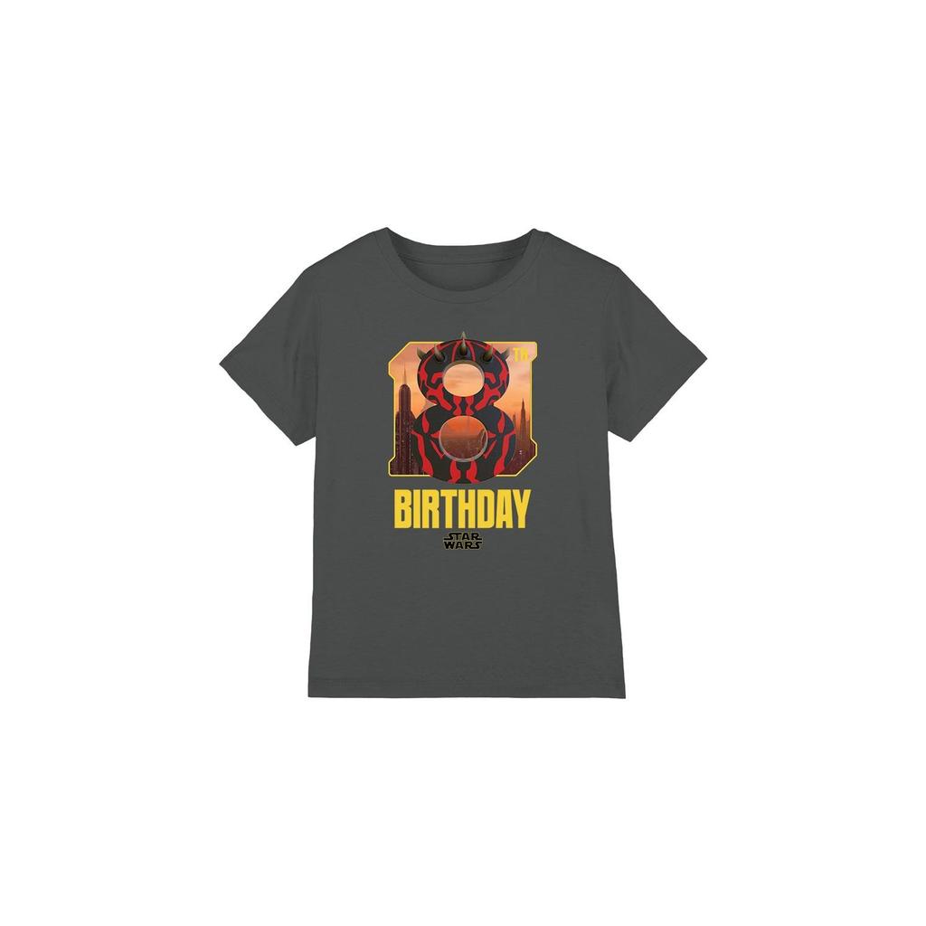 Star Wars Childrens/Kids Darth Maul Space 8th Birthday T-Shirt