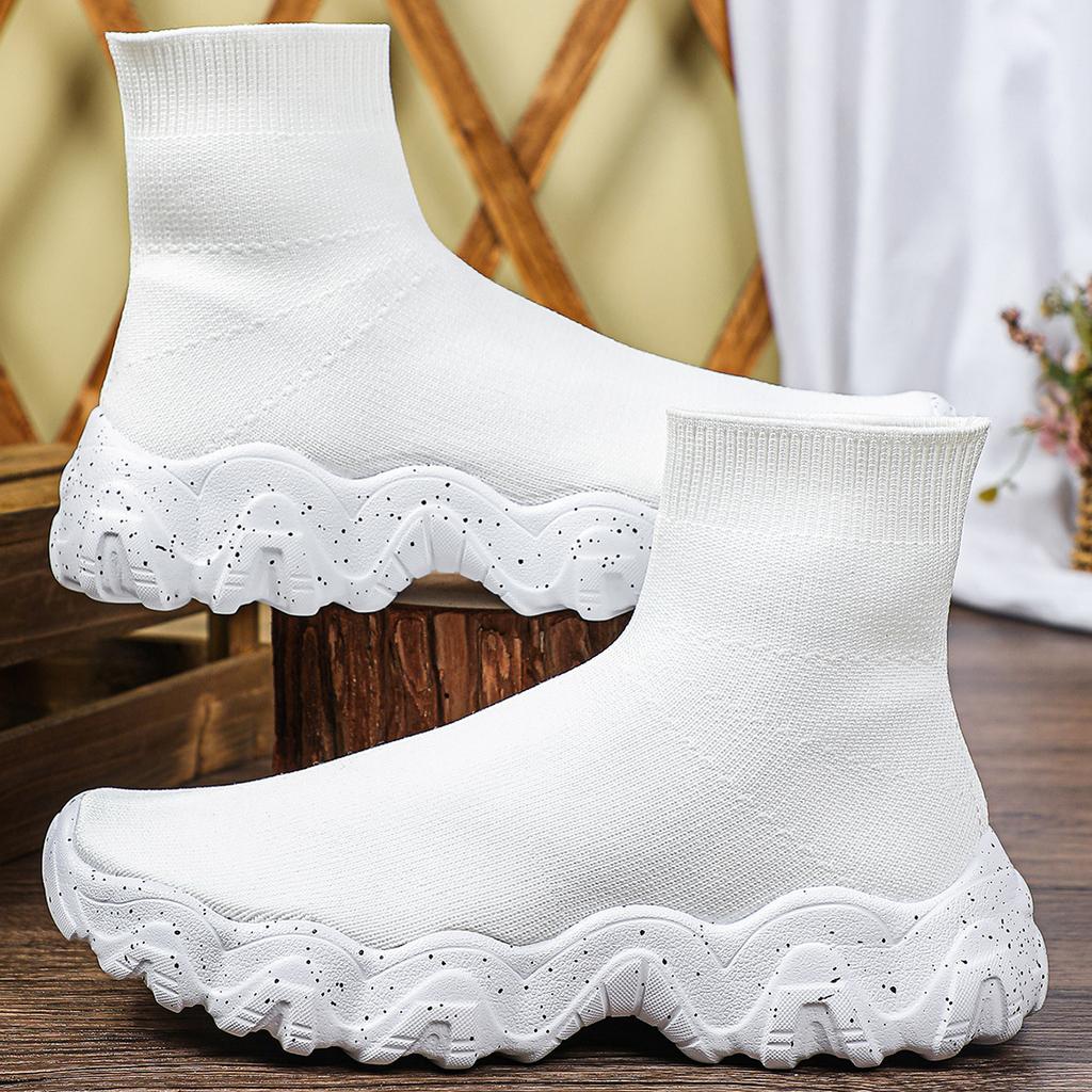 Neue atmungsaktive Socken Schuhe mit Fliegenwebung, lässige Sportschuhe, Outdoor, trendige Paarschuhe