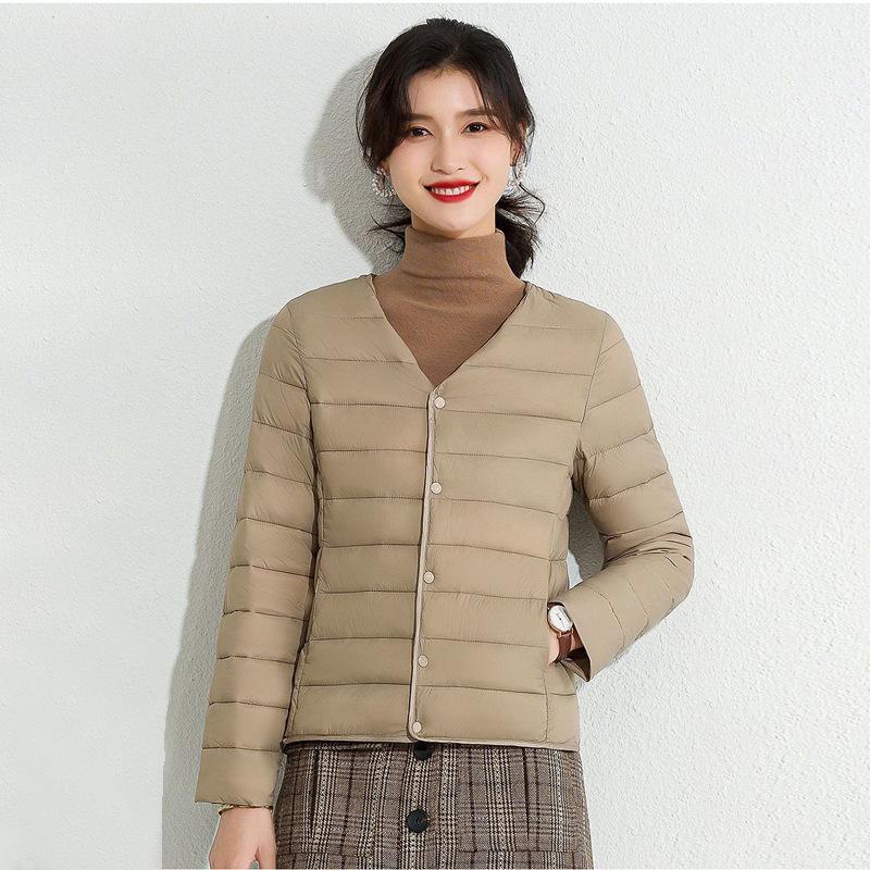 New thin and thin cotton coat women's close-fitting cotton-padded women's cotton-padded inner coat companion fashionable