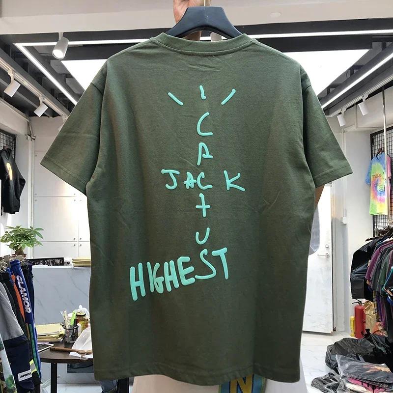 New luxury 2024 Men cactus jack T Shirts Tshirt Hip Hop S... L