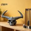 Decorazione Teschio Sinistro Statuetta Gigante Stampata in 3D, Statua Decorativa Fiamma Gotica, Scultura per Feste di Halloween per la Casa