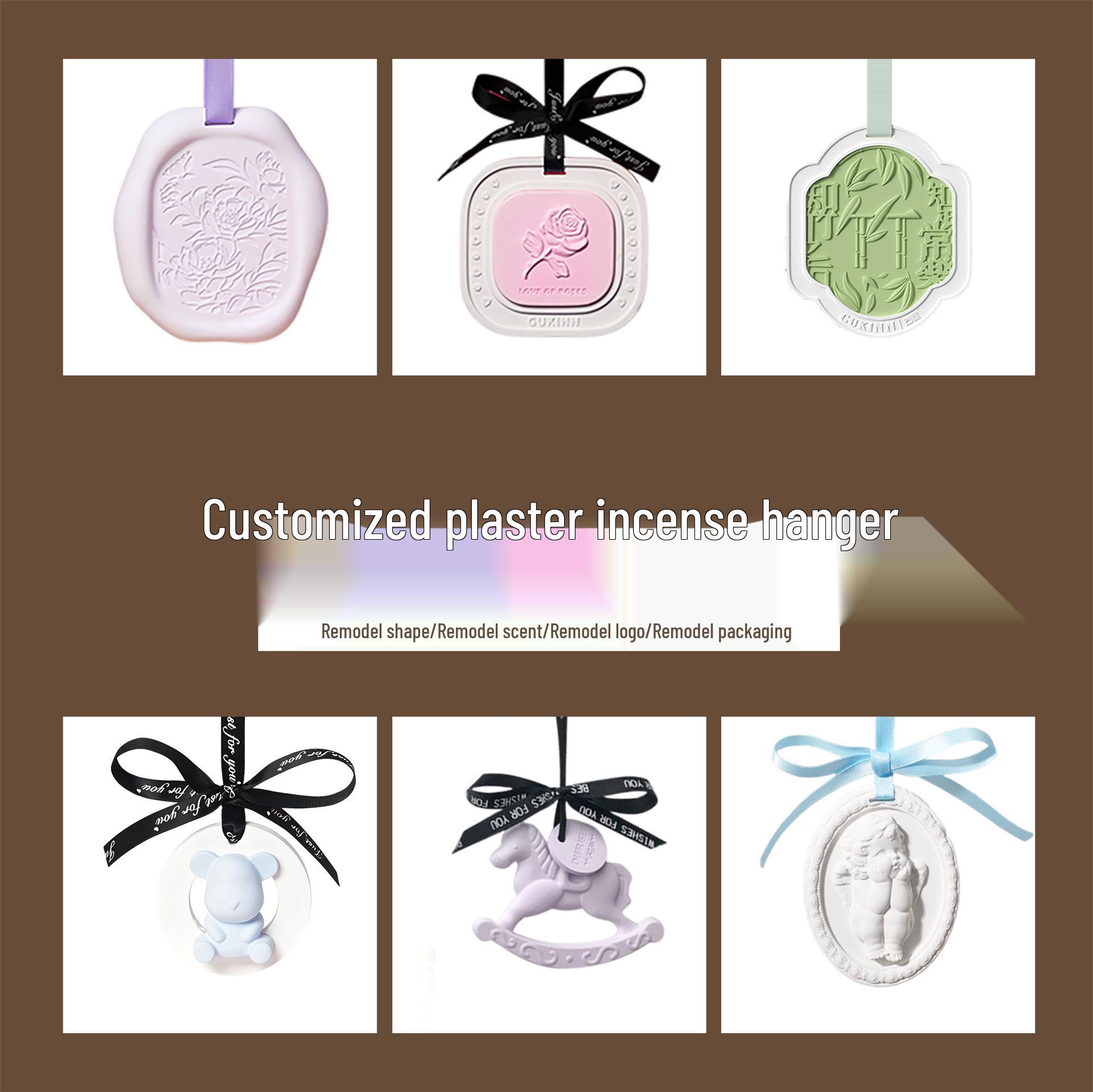 Custom Scented Gypsum Aroma Tablets for Home, Wardrobe, Car - Personalized Logo Options