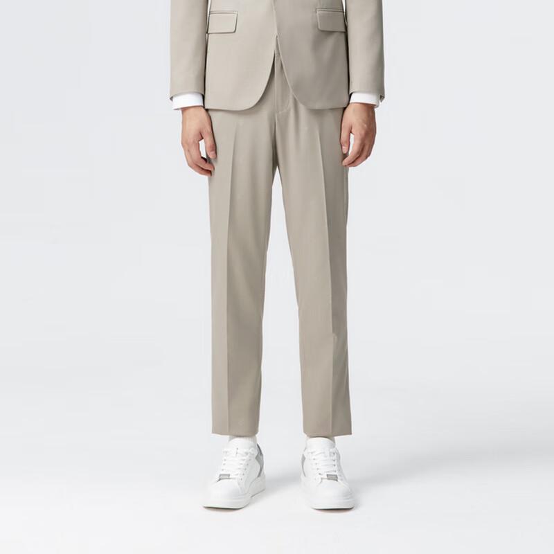 PEACEBIRD Men's Jacquard Slim Fit Casual Pants