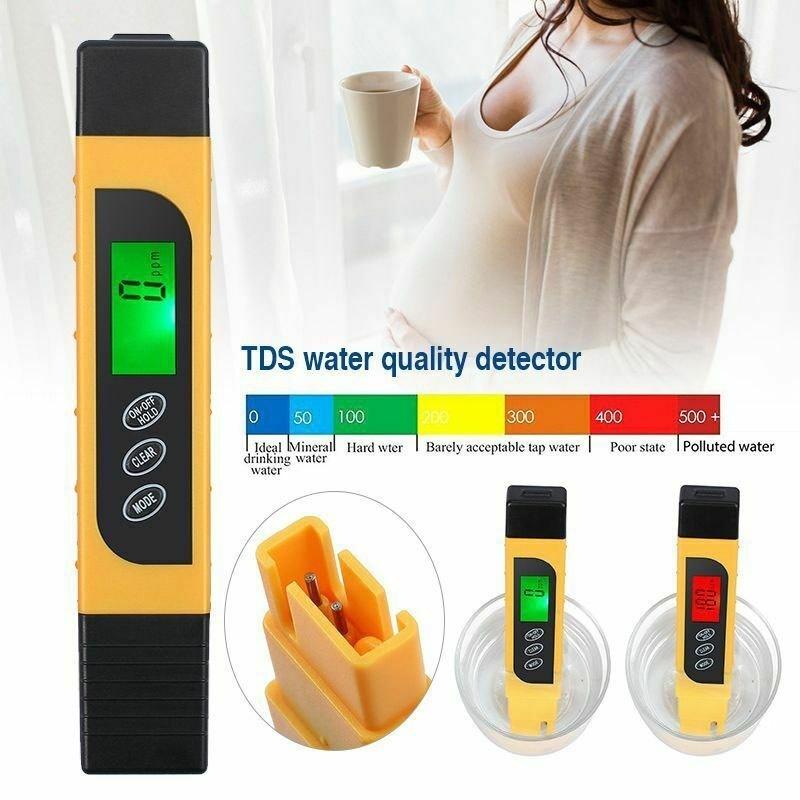 3 in 1 Intelligente Hintergrundbeleuchtung Multifunktionaler Wasserqualitätsprüfgerät-Erkennungsstift