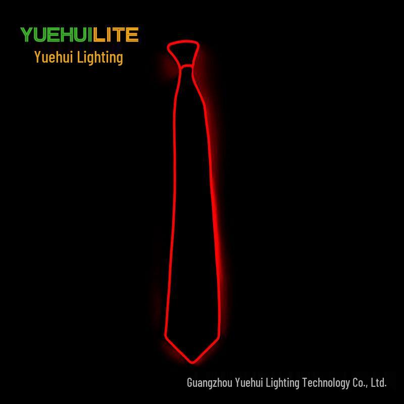 LED Glowing Party Tie for Prom, Bar, Festival, Nightclub & Waitstaff