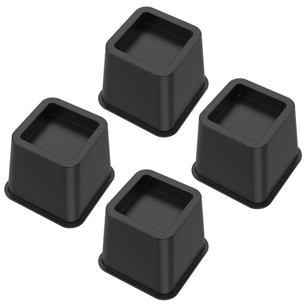 4Pcs Shock-Absorbing Bed Foot Pads Adjustable Height Sofa Height Enhancers  Cabinet