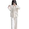 2025 Women's High-End Velvet Pajamas: Long Sleeve, Thick Double-Sided Fleece, Autumn/Winter, Little Fragrant Style.
