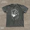 Punk Wolf Shirt Vintage Grafik T-Shirt Goth Biker Geschenk Abgenutztes Heavy Metal Oberteil Grunge Ästhetik Ausgefallene Alternative Kleidung für Männer Frauen