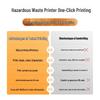 Detong DP12369 Portable Hazardous Waste Thermal Label Printer CN plug (adapter included)