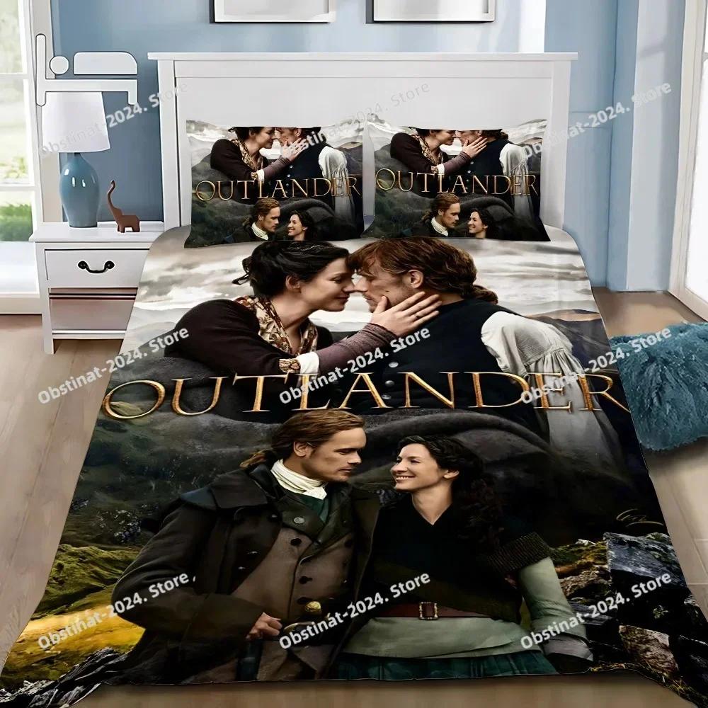 Duvet Pillowcase Bedding Set Adult Boy OUTLANDERS Jamie Fraser Girl Bedroom Decoration Children Gift Single Double Large Size
