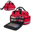 Trunab Medical Bag, First Aid Bag, First Aid Kit, for Home or School, Red