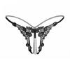 Women Panties Sexy Lingerie G-string Hong Thin Rope Hollow Open File Beaded Pearl No Trace Breathable Underwears