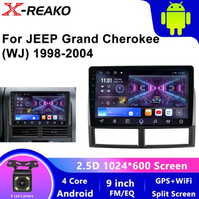 Android 13 For Jeep Grand Cherokee II WJ 1998 - 2004 Video Carplay Radio Multimedia DVD GPS BT 2din Stereo WIFI QLED Screen