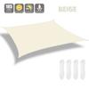Waterproof 2mx3m Sun Shelter Sunshade Protection Shade Sail Awning Camping Cloth Large for Outdoor Canopy Garden Patio