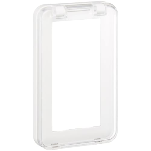 Panasonic Switch Plate with Protective Cover for 1 Station White WTC7951W
