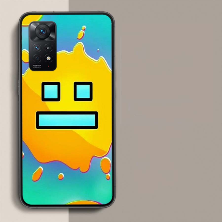 Geometry Dash Phone Case For Xiaomi Redmi Note 12 Pro Plus 5G 12S 11 11E 11T Pro 10 9 8 7 11S 10S 4G 9T 8T 9S Capa Coque Cover S