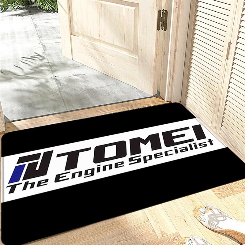 Doormat Flannel Floor Mat Tomeis Indoor Foot Rug Fluffy Bedside Mats Kitchen Corridor Water Absorbent Carpet Ideal Balcony Decor