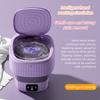 9L EU Foldable Washing Machine Portable Large Capacity Clothes Dehydration and Drying Machine for Outdoor Travel and Home Use
