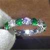 Wholesale Eternity Band Promise ring 925 Sterling silver Diamond cz Engagement Wedding Rings for women Men Finger Party Jewelry