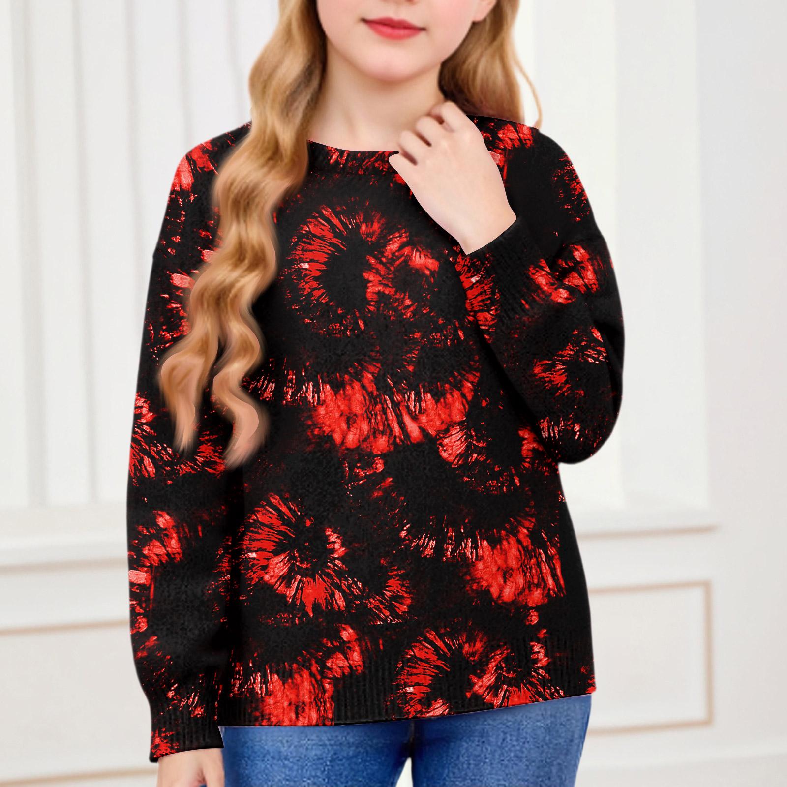 

Толстовки на Хэллоуин для детей, мальчиков и девочек, вязаный свитер, милая рубашка, осенние пуловеры с круглым вырезом 150