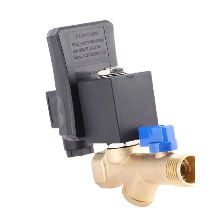 G1/2 DN15 Automatic Electronic Timed Drain Valve for Air Compressor Condensate (AC230V)